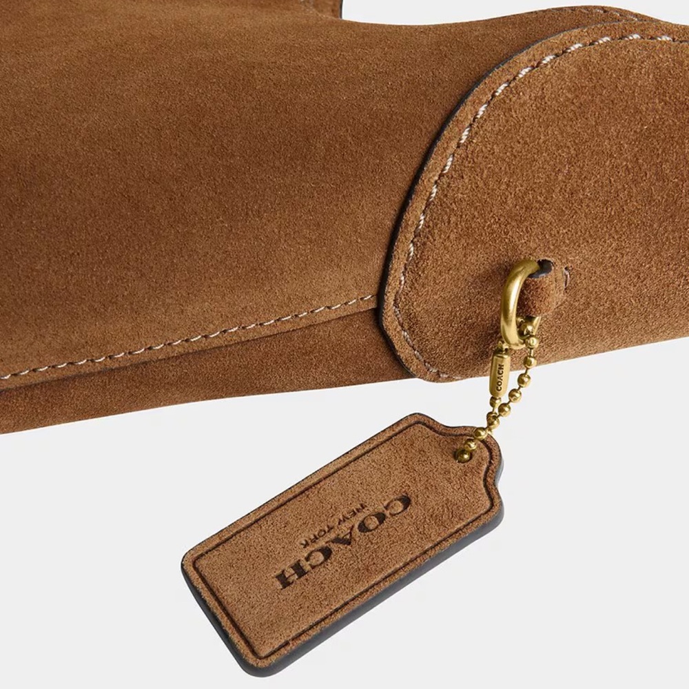 COACH Brooklyn 28 Suede Hobo Bag - Picture 6 of 6